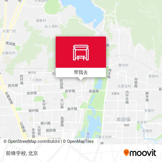 前锋学校地图