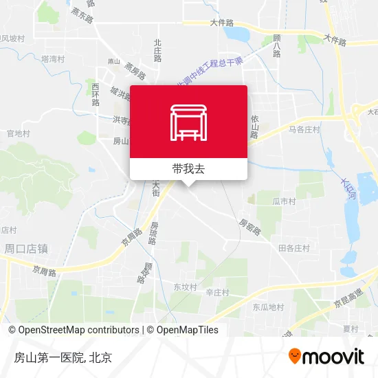 房山第一医院地图