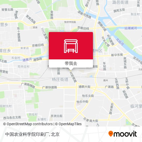 中国农业科学院印刷厂地图