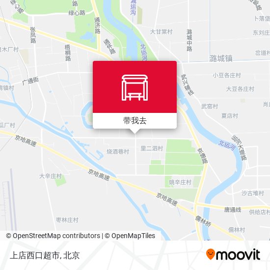 上店西口超市地图