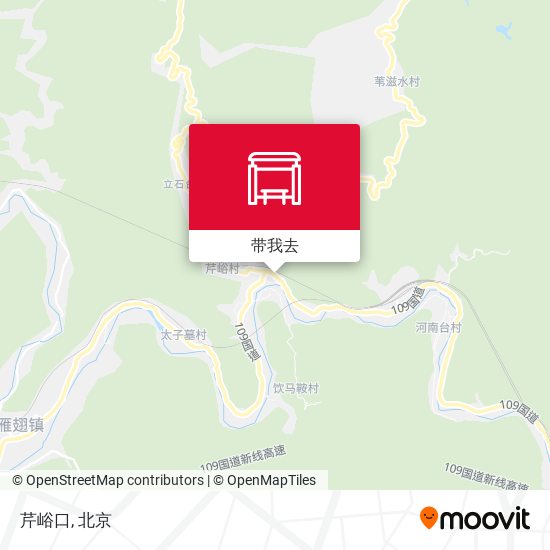 芹峪口地图