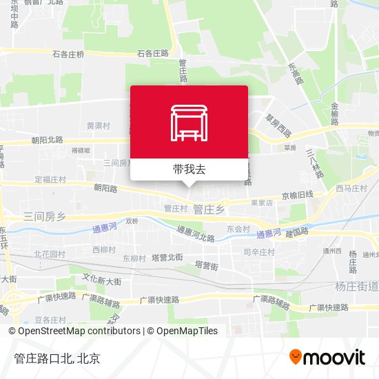 管庄路口北地图