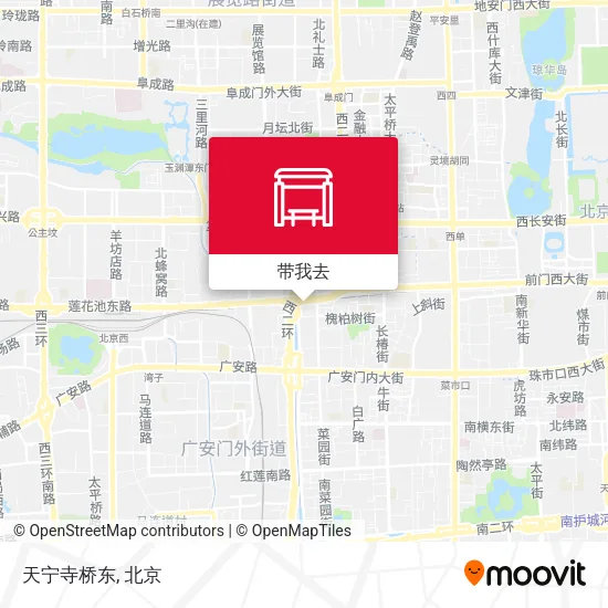 天宁寺桥东地图