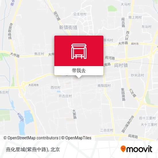 燕化星城(紫燕中路)地图