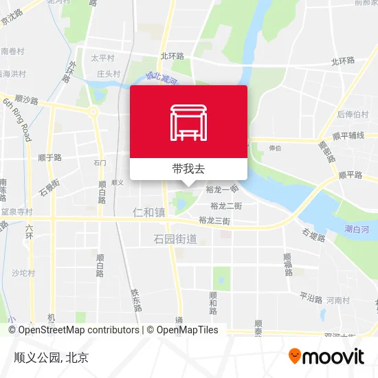 顺义公园地图