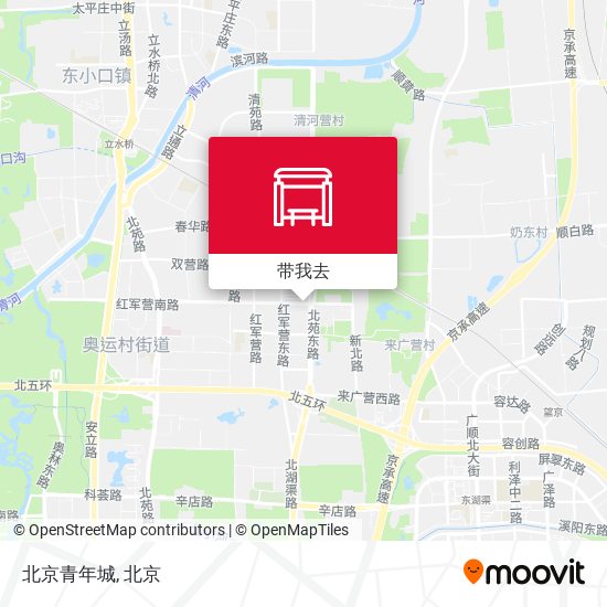北京青年城地图