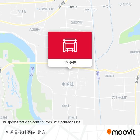 李遂骨伤科医院地图