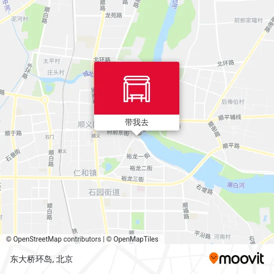 东大桥环岛地图