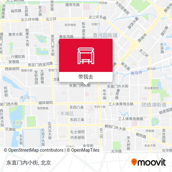 东直门内小街地图