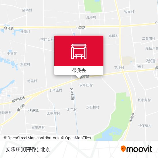 安乐庄(顺平路)地图