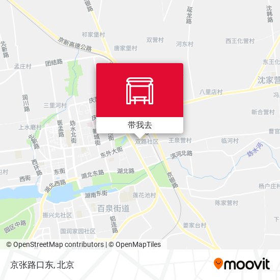 京张路口东地图