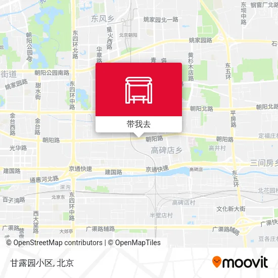 甘露园小区地图