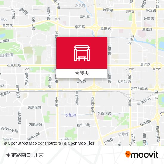 永定路南口地图