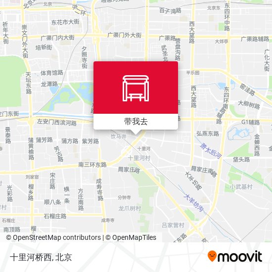 十里河桥西地图