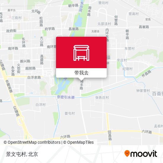 景文屯村地图