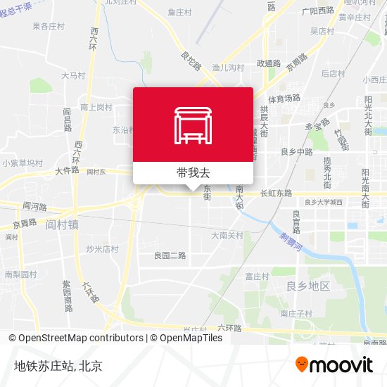 地铁苏庄站地图