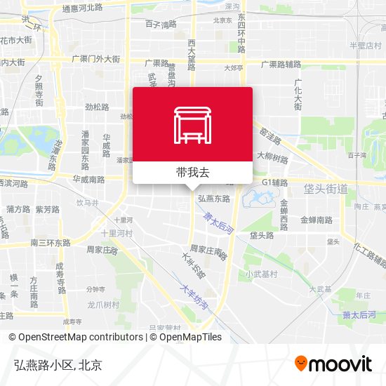 弘燕路小区地图