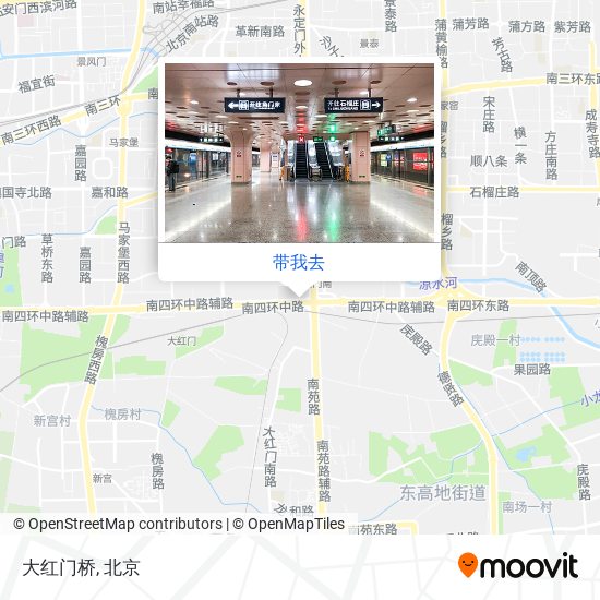 大红门桥地图