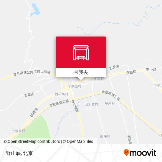 野山峡地图