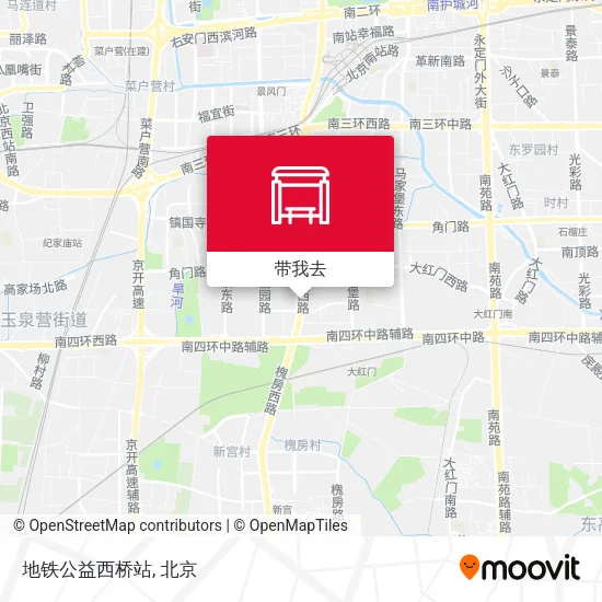 地铁公益西桥站地图