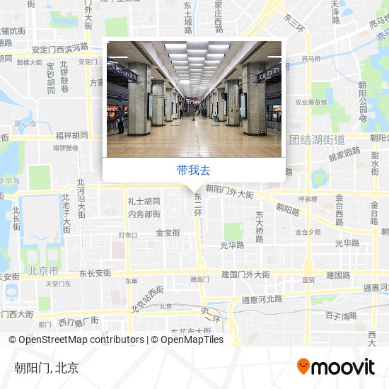 朝阳门地图