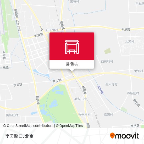 李天路口地图