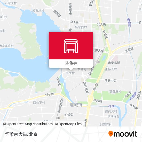 怀柔南大街地图