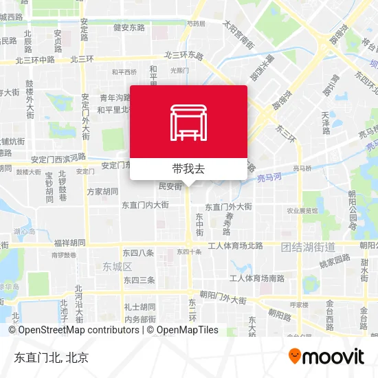 东直门北地图