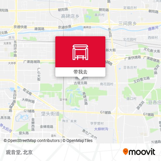 观音堂地图
