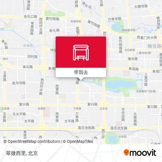 翠微西里地图