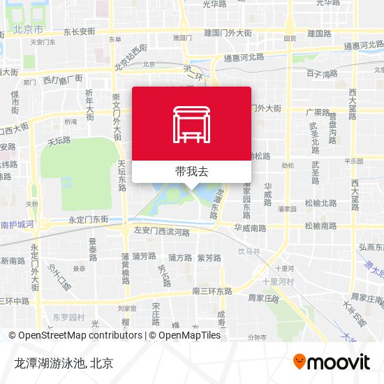 龙潭湖游泳池地图