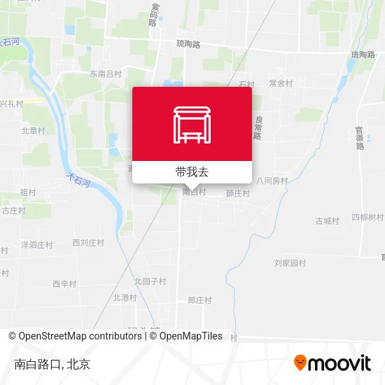 南白路口地图