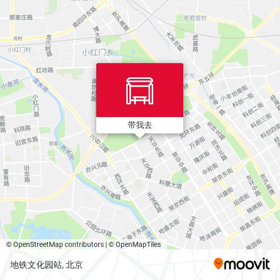 地铁文化园站地图