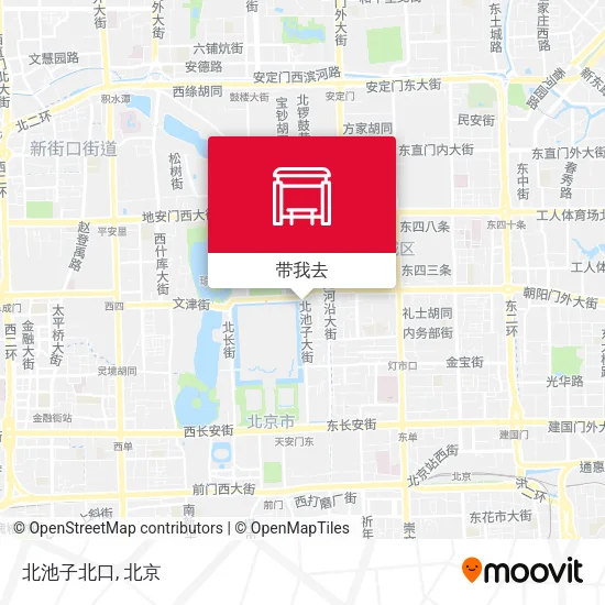 北池子北口地图