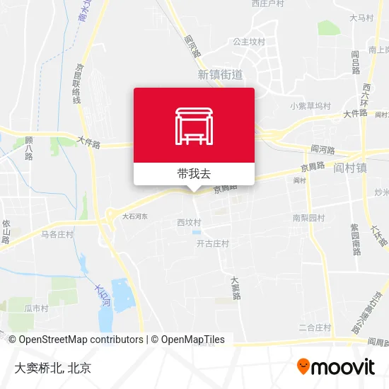 大窦桥北地图