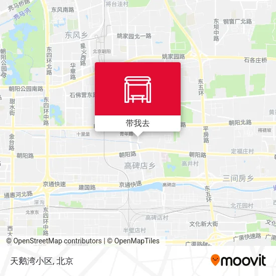 天鹅湾小区地图