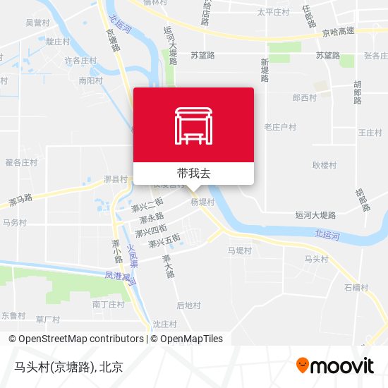 马头村(京塘路)地图