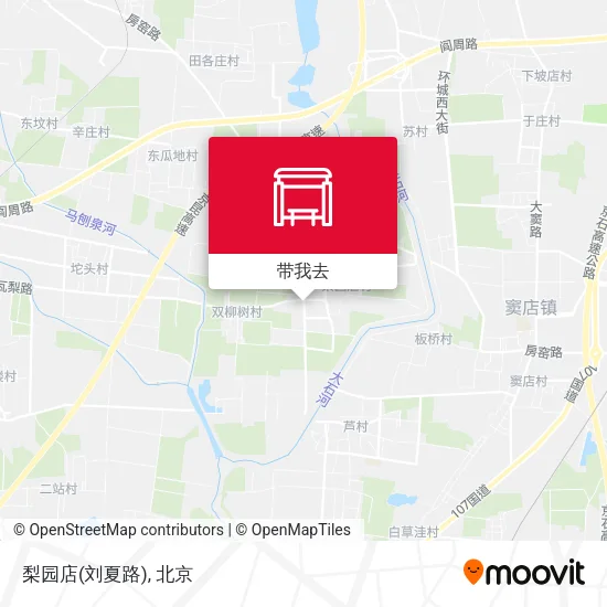 梨园店(刘夏路)地图
