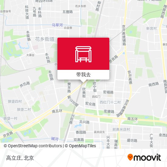 高立庄地图