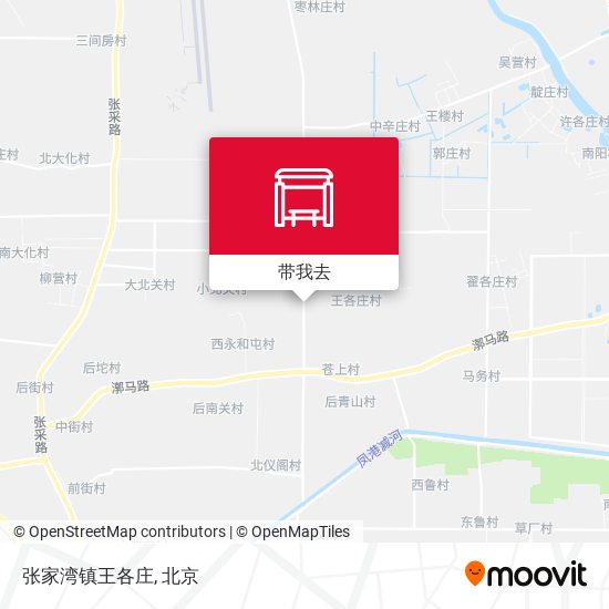 张家湾镇王各庄地图