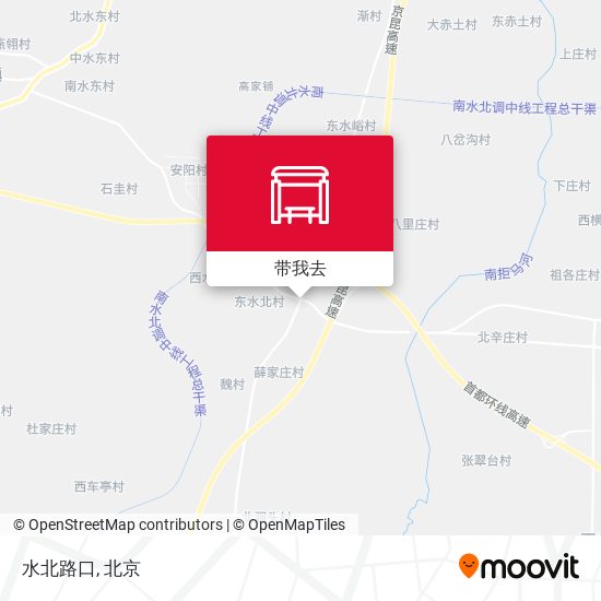 水北路口地图
