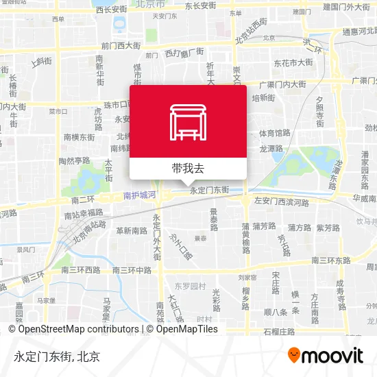永定门东街地图