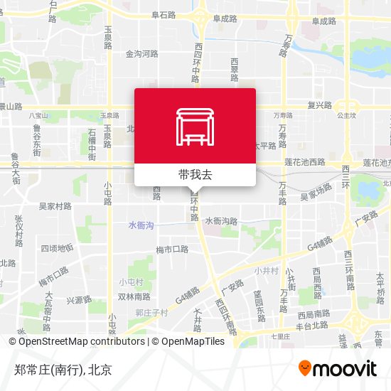 郑常庄(南行)地图