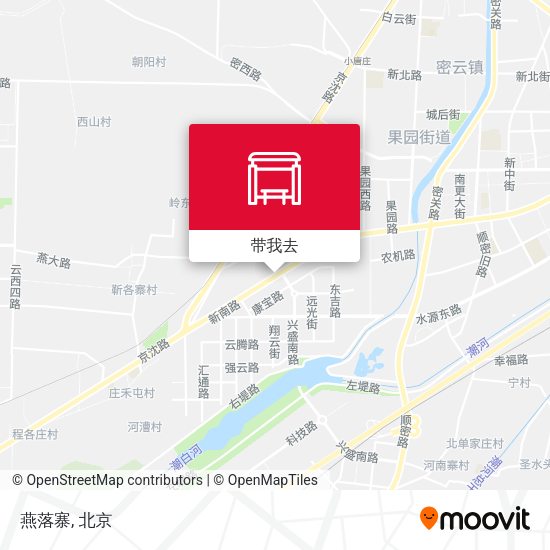 燕落寨地图
