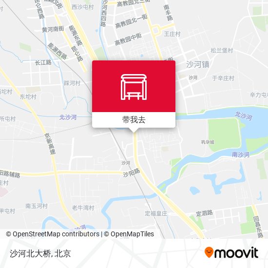沙河北大桥地图