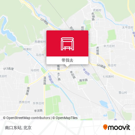 南口东站地图