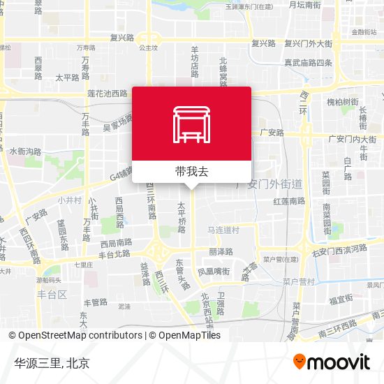 华源三里地图
