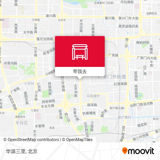 华源三里地图