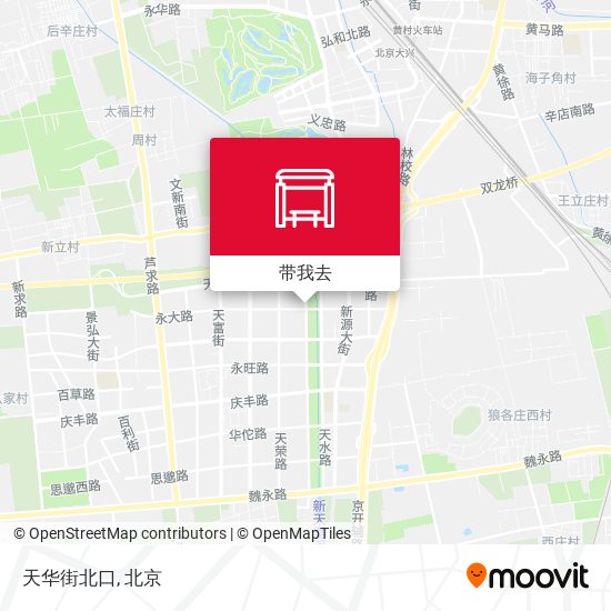 天华街北口地图