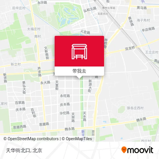 天华街北口地图